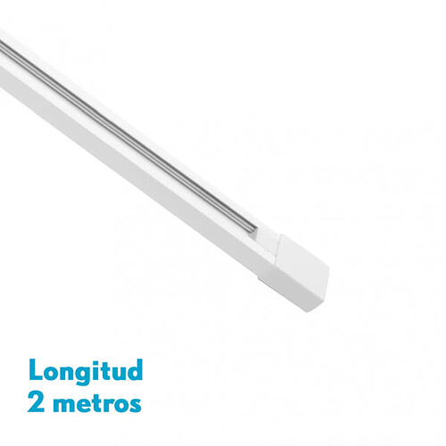 Rail pour spots FABRILAMP PINDAL monophasé 2 m blanc