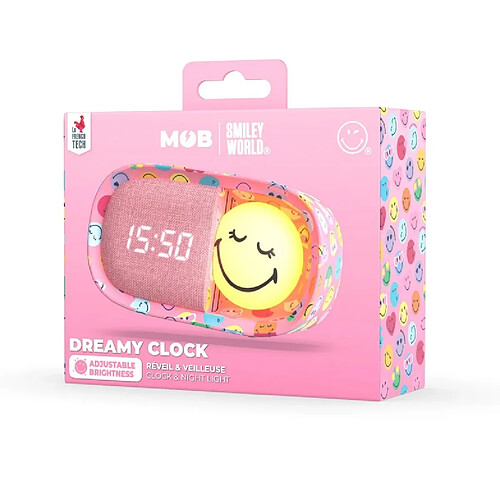 Mobility On Board Smiley Clock - Reveil Rose