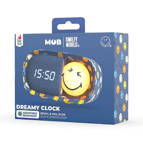 Mobility On Board Smiley Clock - Reveil bleu
