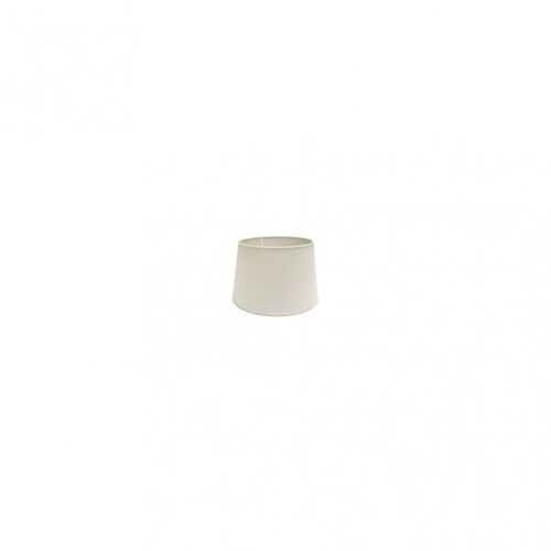FABRILAMP Abat-jour Clara beige conique ouverte 10 cm à pince