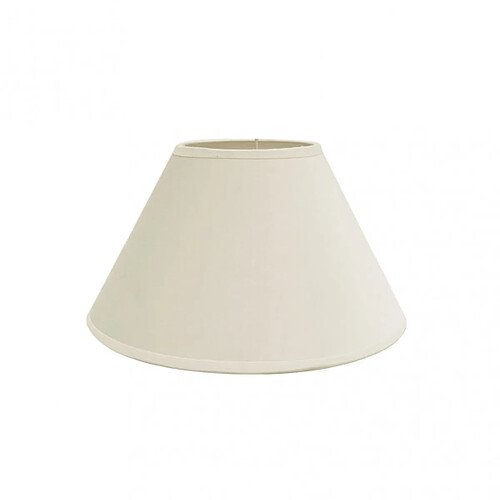 FABRILAMP Abat-jour Clara beige conique fermée 35 cm E27
