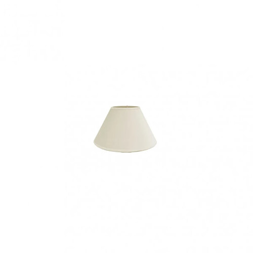 FABRILAMP Abat-jour Clara beige conique fermée 14 cm à pince