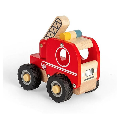 Bigjigs Rail Camion de pompier en bois