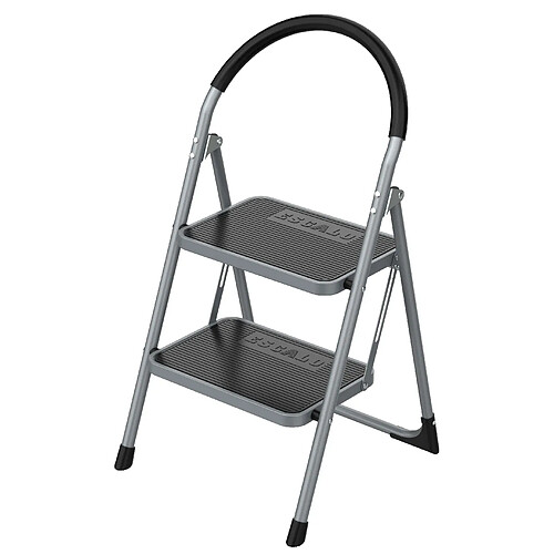 Escabeau King - ESCALO - L242 - 2 marches - Conforme norm EU: EN 14183