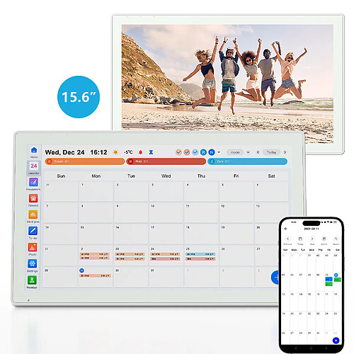 ByteLike Calendrier numérique AI 15.6"