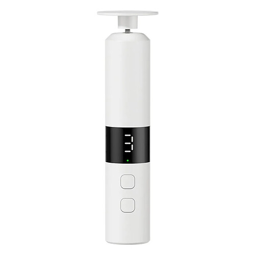 INF Lime électrique 2-en-1 pour pieds et râpe à ongles avec têtes interchangeables, affichage
