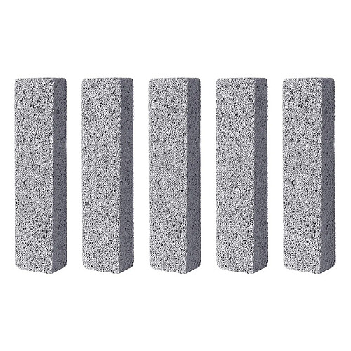 INF Lot de 5 pierres ponces pour les pieds - Élimine callosités et peaux mortes Grey