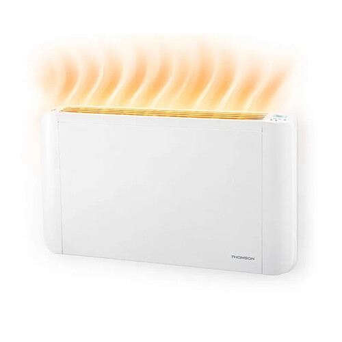 Thomson - THECO1500N - Radiateur céramique à inertie sèche 1500W - Thermostat digital - Programmation