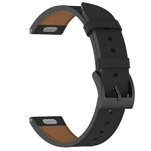 INF Bracelet de Montre en Cuir Véritable pour Huawei GT5 Black 22 mm