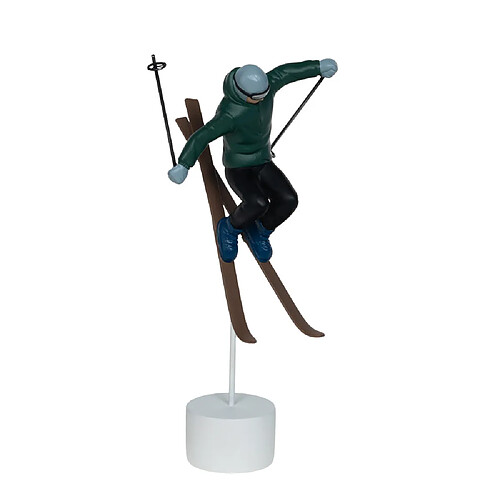 Amadeus Statuette skieur H38 cm en résine