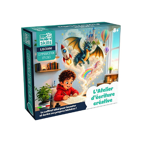 LISCIANI GIOCHI L’atelier d’écriture créative - Set écriture & histoires - À partir de 8 ans