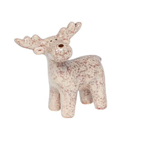 Amadeus Décoration cerf H11,5 cm en céramique