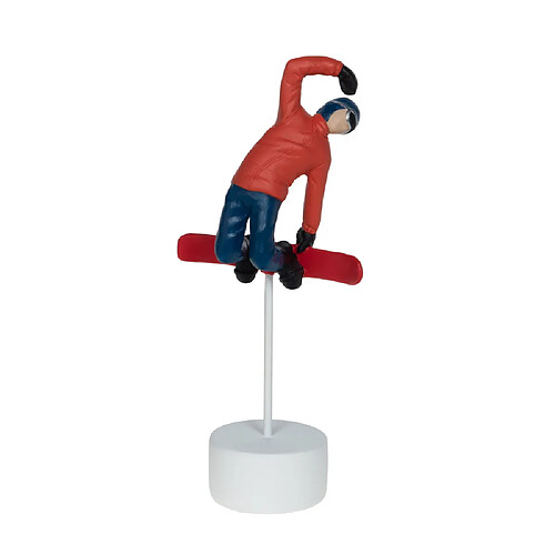 Amadeus Statuette snowboardeur H28 cm en résine