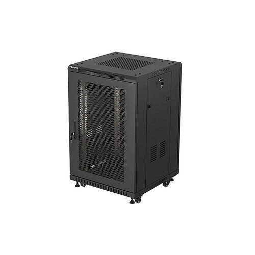 Lanberg Armoire Rack sur Pied 18U 800 kg Métal FF01-6618-23B
