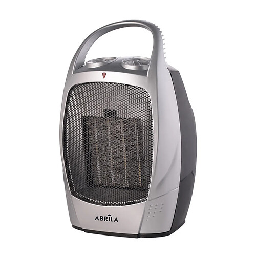 Radiateur soufflant ceramique FABRILAMP Ceramico 1500 W Noir et Argent