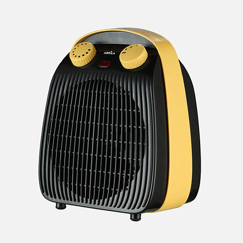 Radiateur soufflant FABRILAMP Burlete 2000 W Noir et Jaune