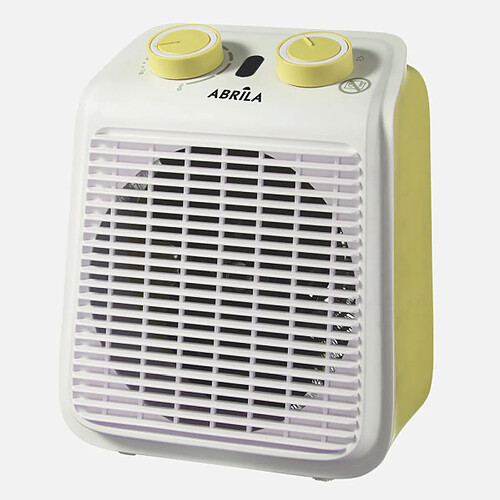 Radiateur soufflant FABRILAMP Ponce 2000 W Jaune et Blanc