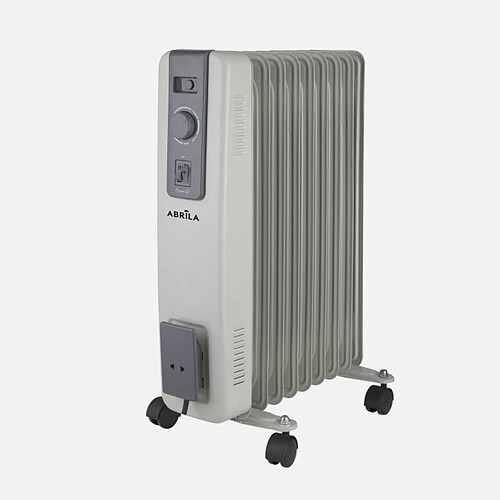 Radiateur bain huile FABRILAMP ACEBUCHE 2000 W gris 9 ailettes