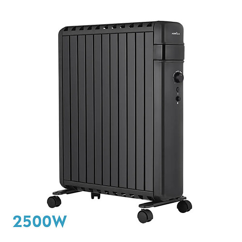 Radiateur bain huile FABRILAMP POLONIA 2500 W noir 11 ailettes