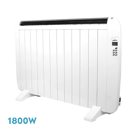 Radiateur inertie FABRILAMP GABAN 1800 W aluminium blanc