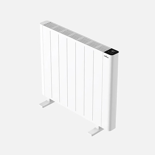 Radiateur inertie FABRILAMP POINT 1500 W aluminium blanc