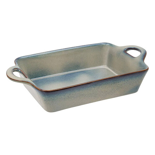 Secret De Gourmet Plat à Four Rectangulaire en Grès Terre Inconnue 38cm Vert