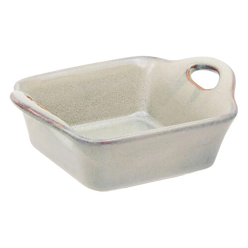 Secret De Gourmet Plat à Four Carré en Grès Terre Inconnue 16cm Vert