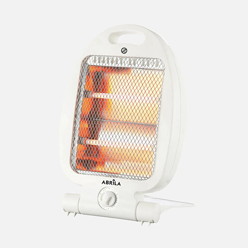 Radiateur quartz Fabrilamp DUSTIN 800 W blanc portable