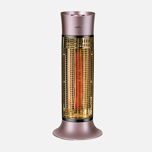 Radiateur carbone Fabrilamp YUMA 900 W rose et noir portable oscillant