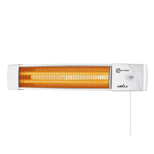 Radiateur quartz Fabrilamp AFRICA 1200 W blanc mural
