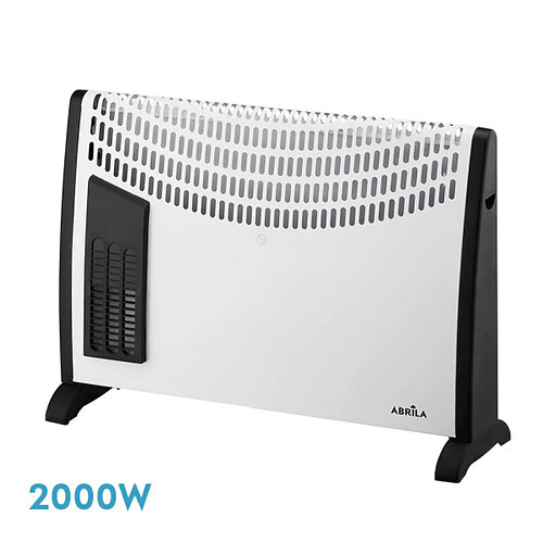 Convecteur FABRILAMP Falla 2000 W blanc turbo 48x68.5x20 cm