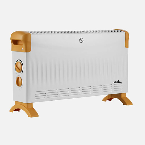 Convecteur FABRILAMP Kevin 2000 W blanc ocre turbo 32.5x53.5x17 cm