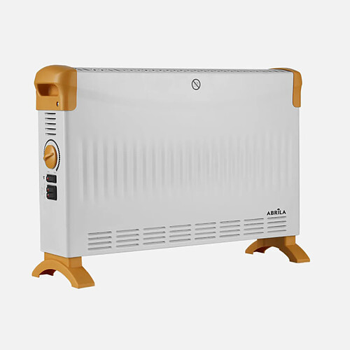 Convecteur FABRILAMP Kevin 2000 W blanc ocre turbo 38x57x17 cm