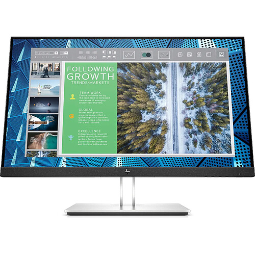 HP E24q G4 - Écran PC Quad HD 23,8" - USB Hub - Réglage en hauteur - VESA 100 x 100