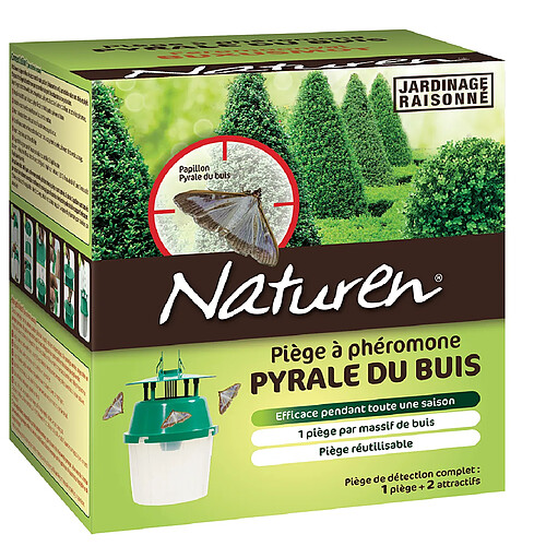 Naturen Piège à Phéromones pour Pyrale du Buis - 2 capsules