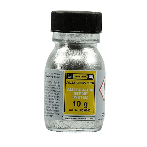 Innotec Poudre d'aluminium 10 g, Pigment aluminium, Mélange aluminium