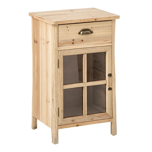 Paris Prix Table de Chevet en Bois Chamonix 71cm Naturel