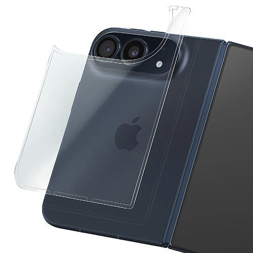 Avizar Protection d'Écran Arrière pour iPhone Duo en Verre Trempé Renforcée 9H Transparent