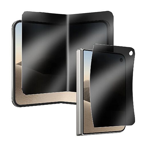 Avizar Protection d'Écran pour iPhone Duo Anti-Espion en Verre Flexible Noir