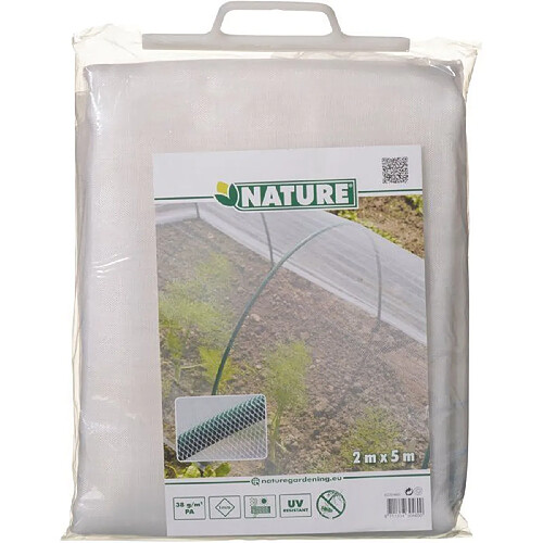 Nature voile anti-insectes blanc