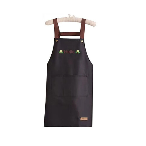 INF Tablier sans Manches Imperméable et Anti-graisse - Protection et Confort en Cuisine Black