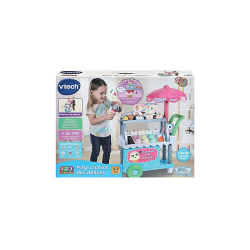 VTech Magi Chariot des Délices - Jeu chariot à glaces multicolore