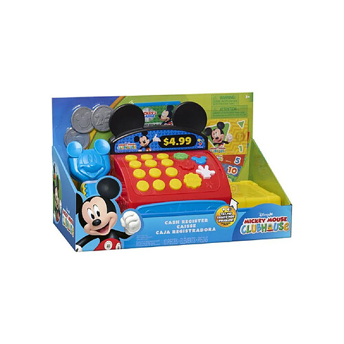 Disney Mickey Mouse Clubhouse - Caisse enregistreuse jouet rouge et bleue - Scanner