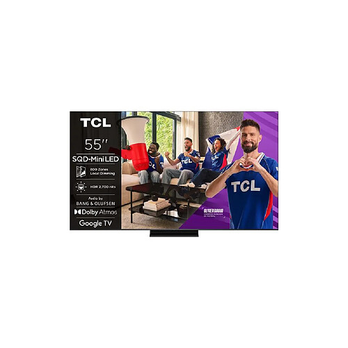 TCL 55C7L - Téléviseur 55" 4K Mini LED - Google TV - Bang & Olufsen