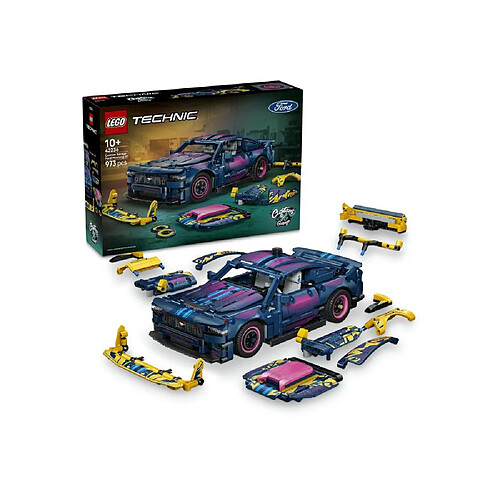 LEGO Technic 42236 Ford Mustang GT - 973 pièces - Modèle personnalisable
