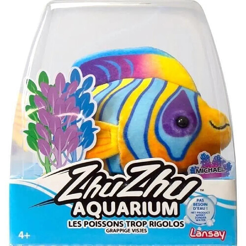 Lansay figurine électronique Zhu Zhu Aquarium – Bleu