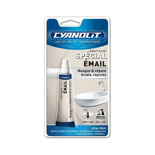 Cyanolit Enduit de finition email - Blanc