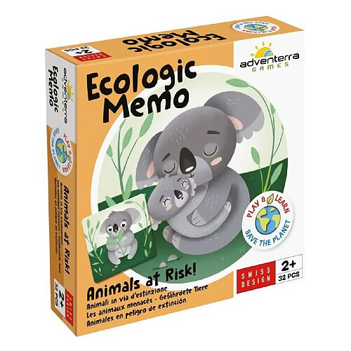 Jeu de mémoire animaux en danger