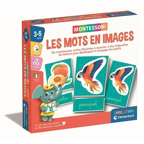 Clementoni Jeu éducatif mots en images