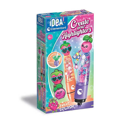 Clementoni coffret dessin fluo fruits